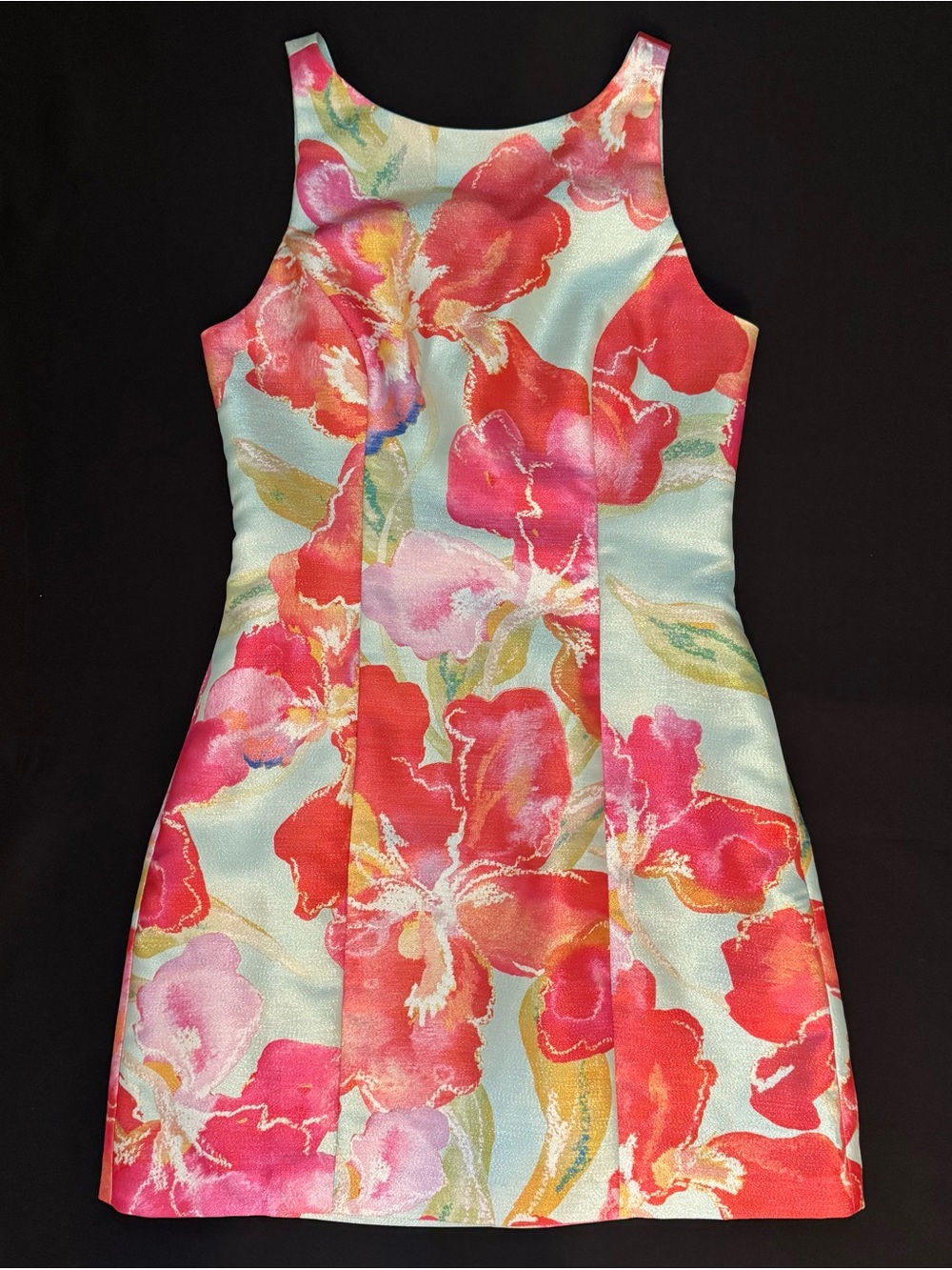 NWT Hutch Floral Mini Dress in Coral and Mint